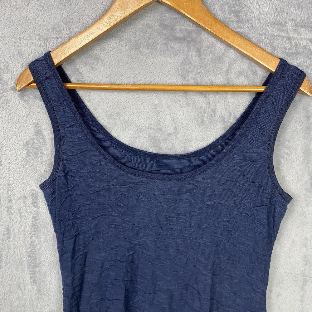 Toad & Co Samba Wave Dress Womens Small Blue Cotton Sleeveless Minimalist Pocket - Picture 5 of 10